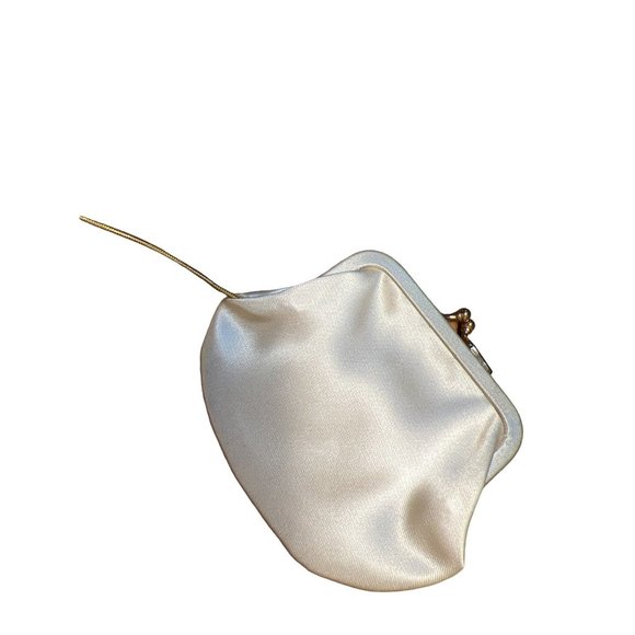 Vintage Ingber Emerald Green Clutch Old Hollywood Style Purse Ornated Clasp - Picture 10 of 10